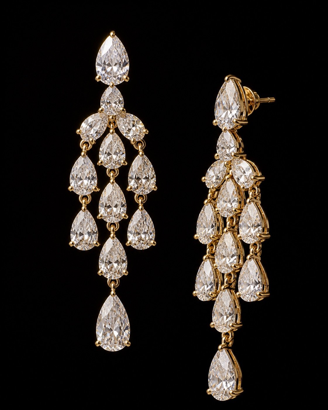 Cascade earrings